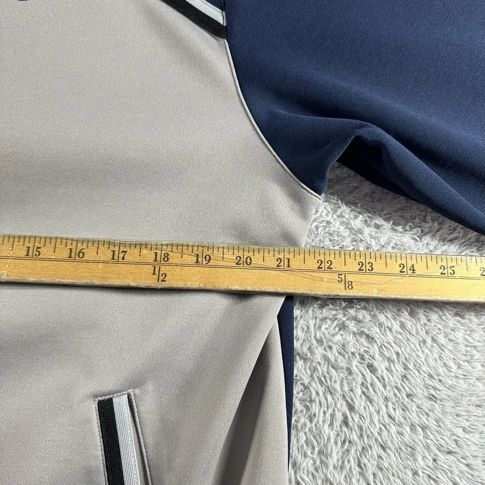 VINTAGE‎ Y2K Nike Track Jacket Mens Small Navy Blue Color Block Bomber